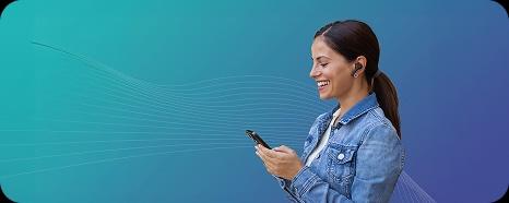 woman on phone